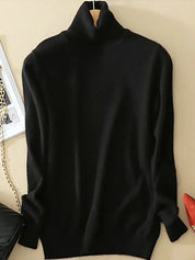 Klassischer Damen Rollkragenpullover