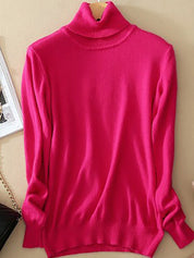 Klassischer Damen Rollkragenpullover