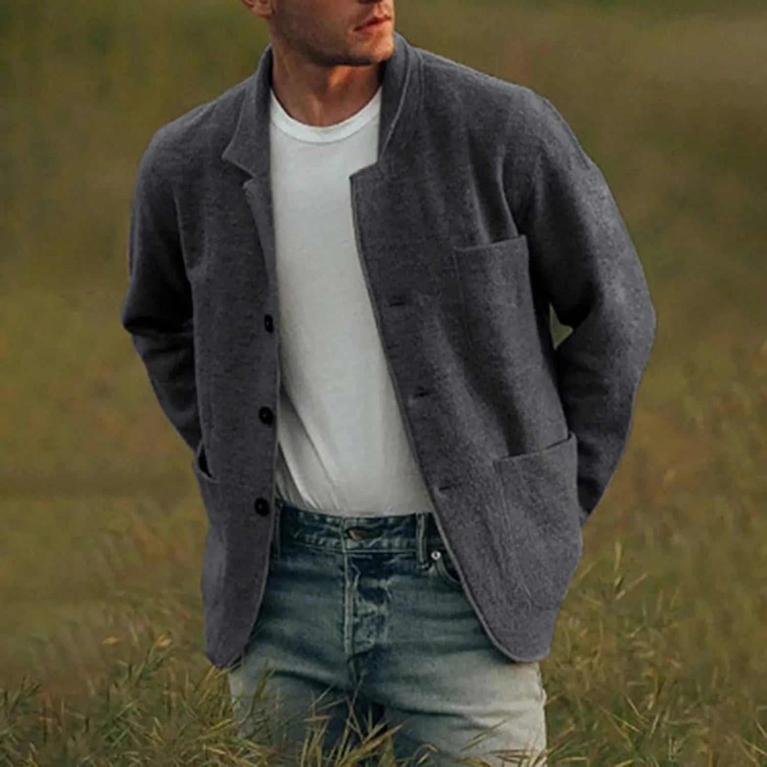 Lässig Bequemer Blazer