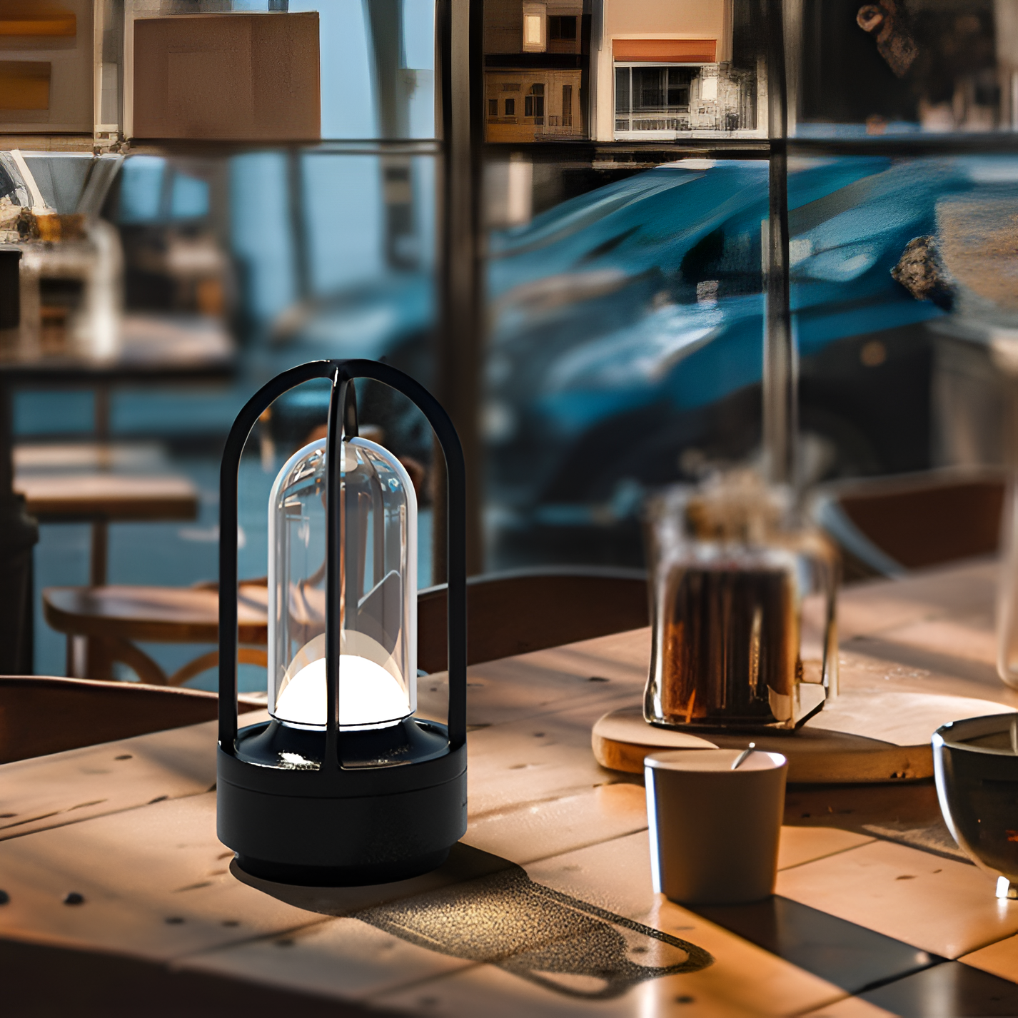 Leichte und Energieeffiziente Außenlampe