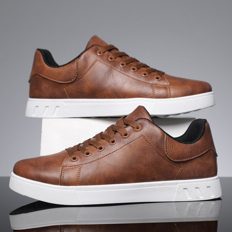 Hochwertige Herren Leder Sneaker