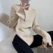 Pullover mit asymmetrischem Saum