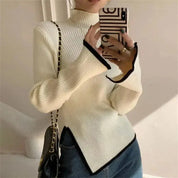 Pullover mit asymmetrischem Saum