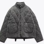 Kuschelige Winterjacke mit Taschendetails