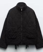 Kuschelige Winterjacke mit Taschendetails