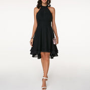 Neckholder Party Midikleid