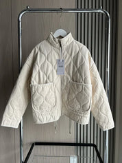 Kuschelige Winterjacke mit Taschendetails