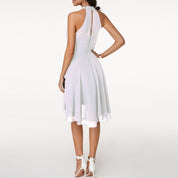 Neckholder Party Midikleid