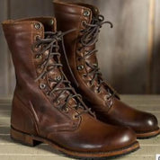 Halbhohe Stiefel mit Schnürsenkeln Für Herren