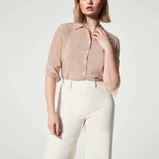 Retro Jeans mit weitem Bein