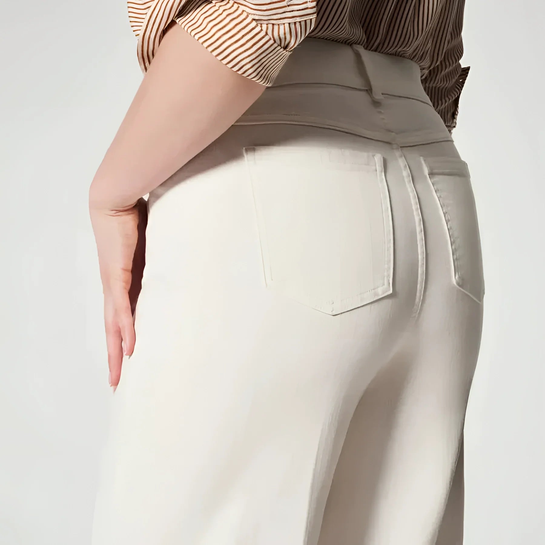 Retro Jeans mit weitem Bein