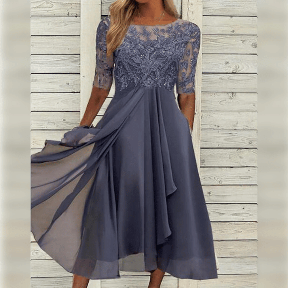 Hochzeitsgast Midi Kleid