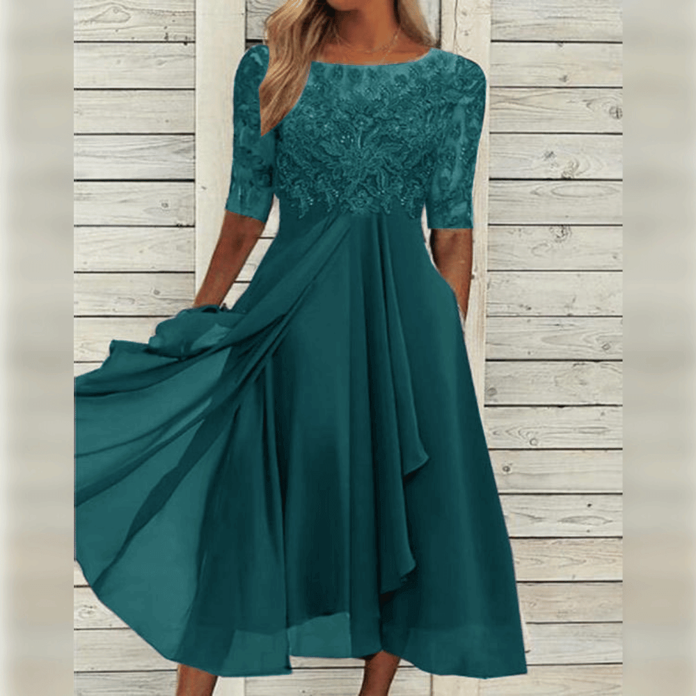 Hochzeitsgast Midi Kleid