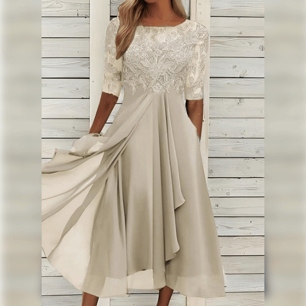 Hochzeitsgast Midi Kleid