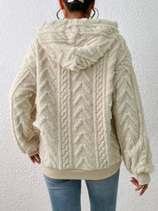 Kuscheliger Plüsch-Strickpullover