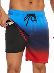 Herren Badeshorts mit Innentasche