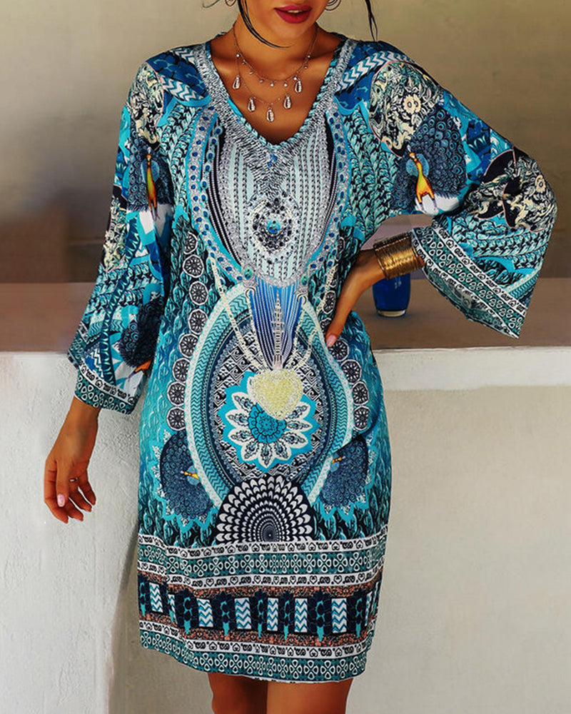 Betörend Atmungsaktives Boho Sommerkleid
