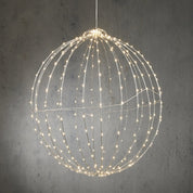 LILLASO Weihnachtliche Lichterkugel