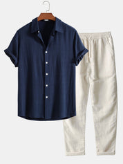 Zweiteiliges Shirt und Hose Herren