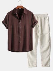 Zweiteiliges Shirt und Hose Herren