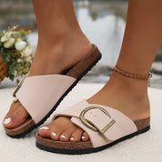 Damensandalen mit Schnalle