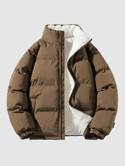 Jomar Fleece gefütterte und Wattierte Pufferjacke