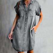 Elegantes Denim Kleid