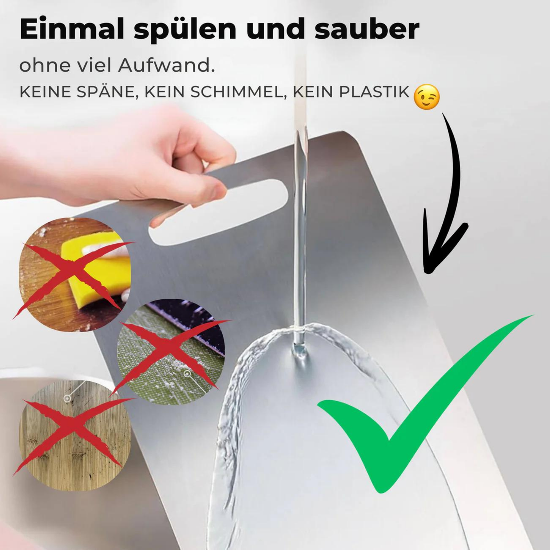 Langlebiges Titan-Schneidebrett