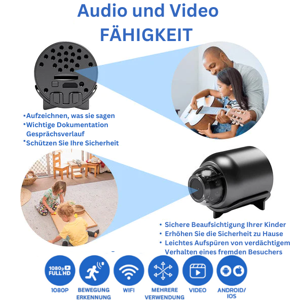 Kindersicherheit HD-Kamera