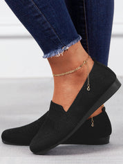 Atmungsaktive Flache Schlupfschuhe