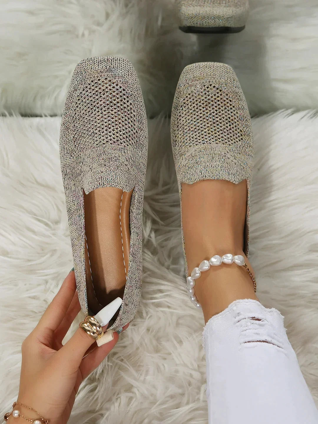 Atmungsaktive Rutschfeste Flatschuhe