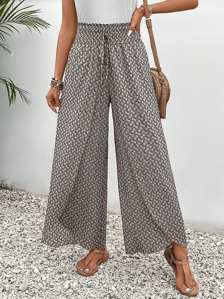 Braune Kordelzug Hose