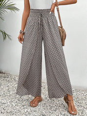 Braune Kordelzug Hose