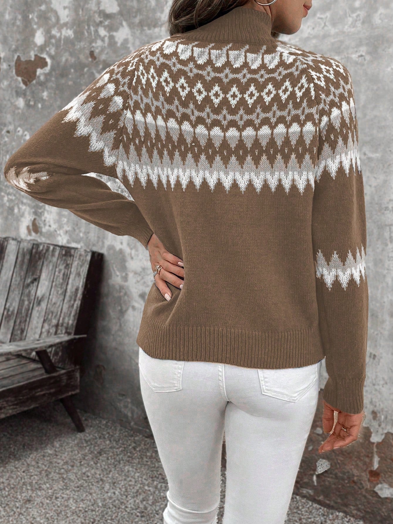 Klassischer Damen Rollkragenpullover
