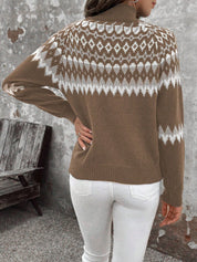 Klassischer Damen Rollkragenpullover