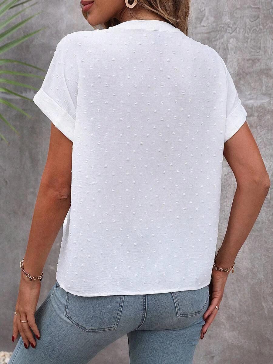 Leichte weiße Bluse