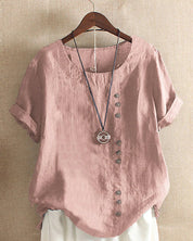 Bequem Kurzarm Bluse