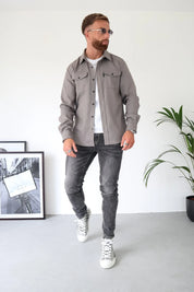 Moderne Herren-Hemdjacke