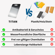 Langlebiges Titan-Schneidebrett
