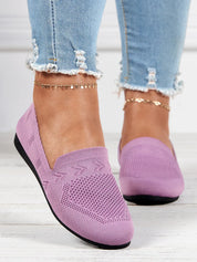 Atmungsaktive Flache Schlupfschuhe