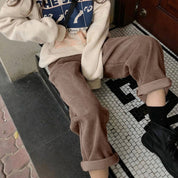 Cordhose Damen High Waist