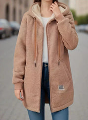 Damen Winter Hoodie Lang