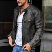 River Biker Lederjacke für Männer