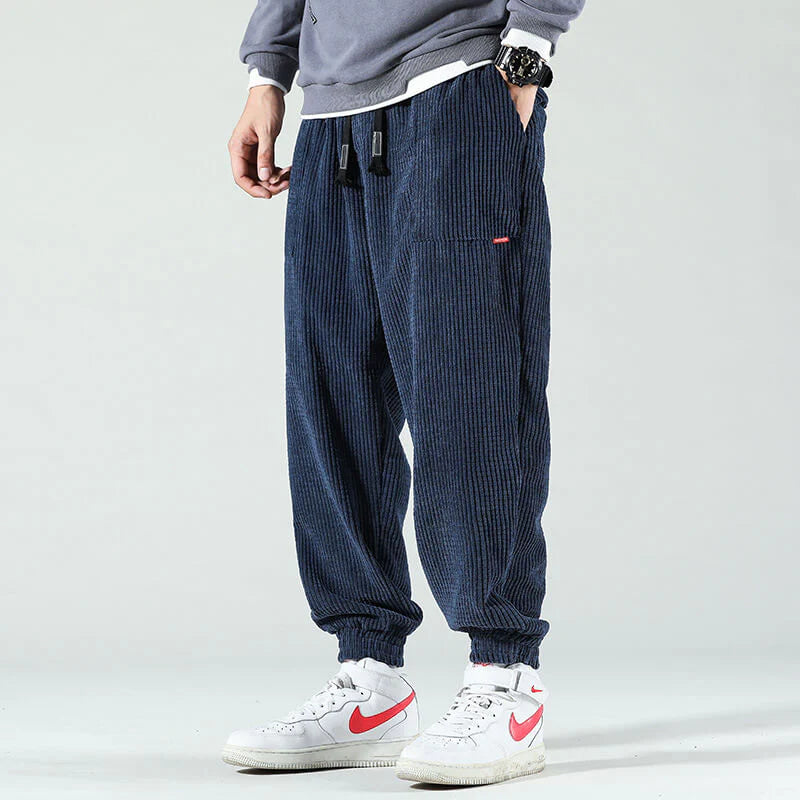 Bequeme Corduroy Freizeithose