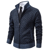 Strick jacke Stehkragen und Reißverschluss