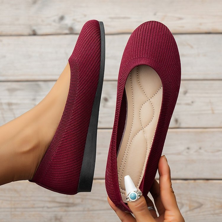 Damen Flache Schlupfschuhe