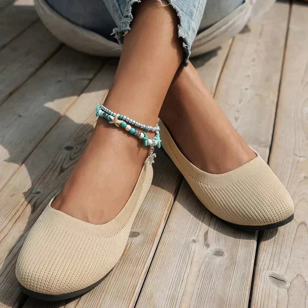 Damen Flache Schlupfschuhe