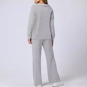 Trainingsanzug Pullover und Hose Lounge Set