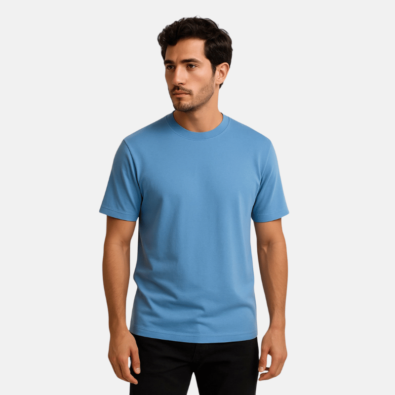 Hochwertiges Rundhals T-Shirt