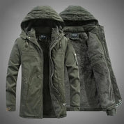 Gefütterte Fleecejacke Outdoor Parka